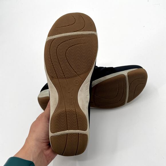 DANKSO Black Suede Drawcord Harlie Sneaker Shoe // 39 - Picture 9 of 12